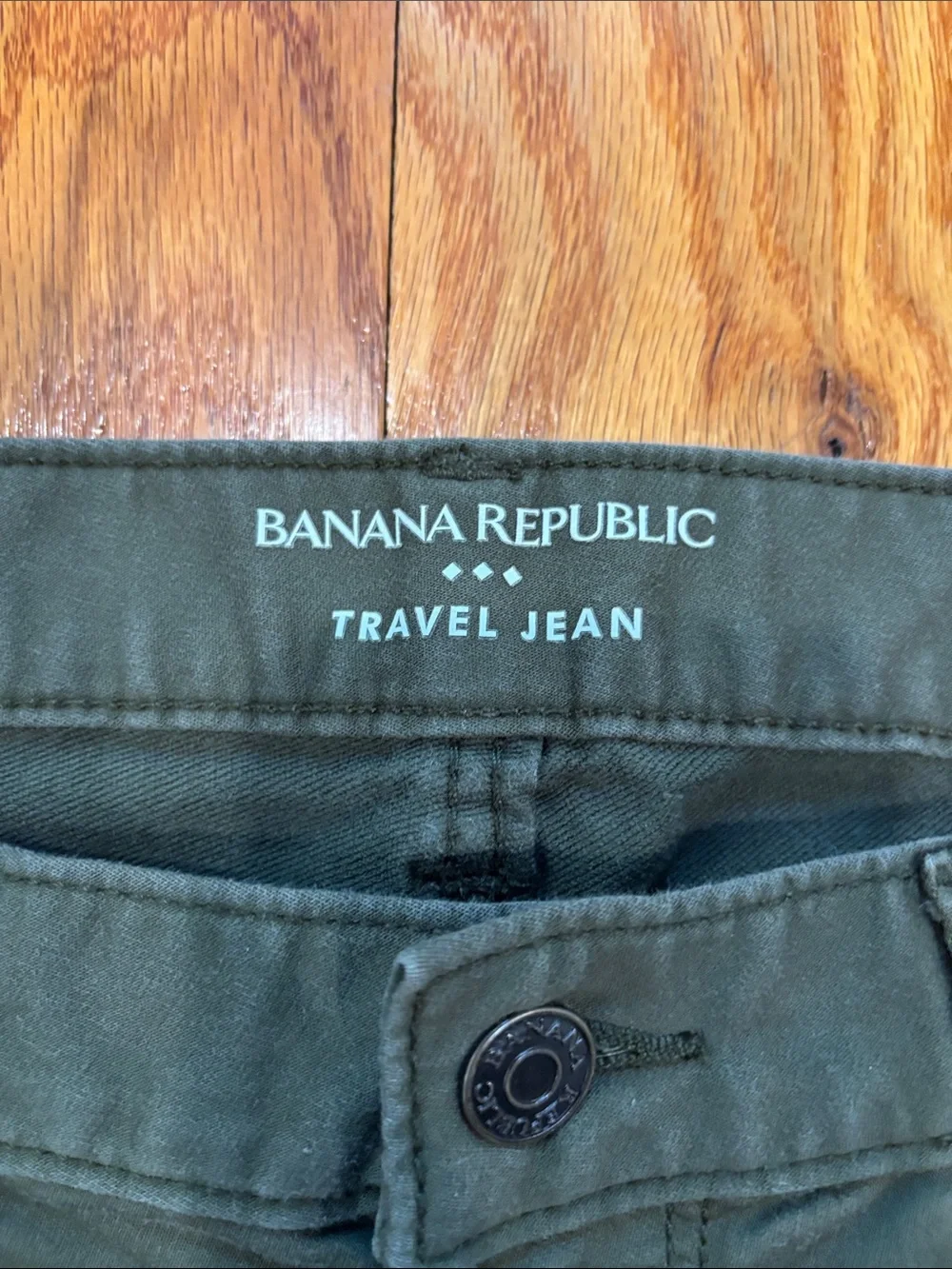 Banana Republic Slim Men's Olive Green Jeans